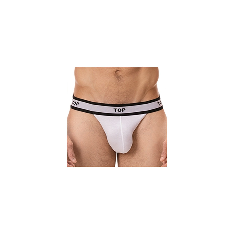 Barcode Berlin Jockstrap Top Blanc